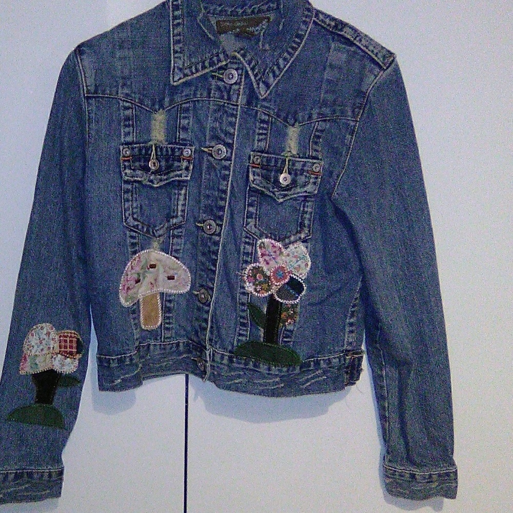 Patched up Jean jacket